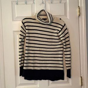JCrew Striped Turtleneck Sweater